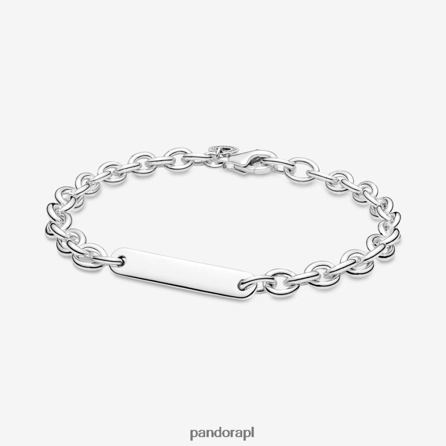srebro Akcesoria Pandora Bransoletka z możliwością grawerowania DFDN450