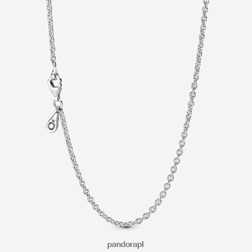 srebro Akcesoria Pandora naszyjnik z łańcuszka kablowego DFDN702
