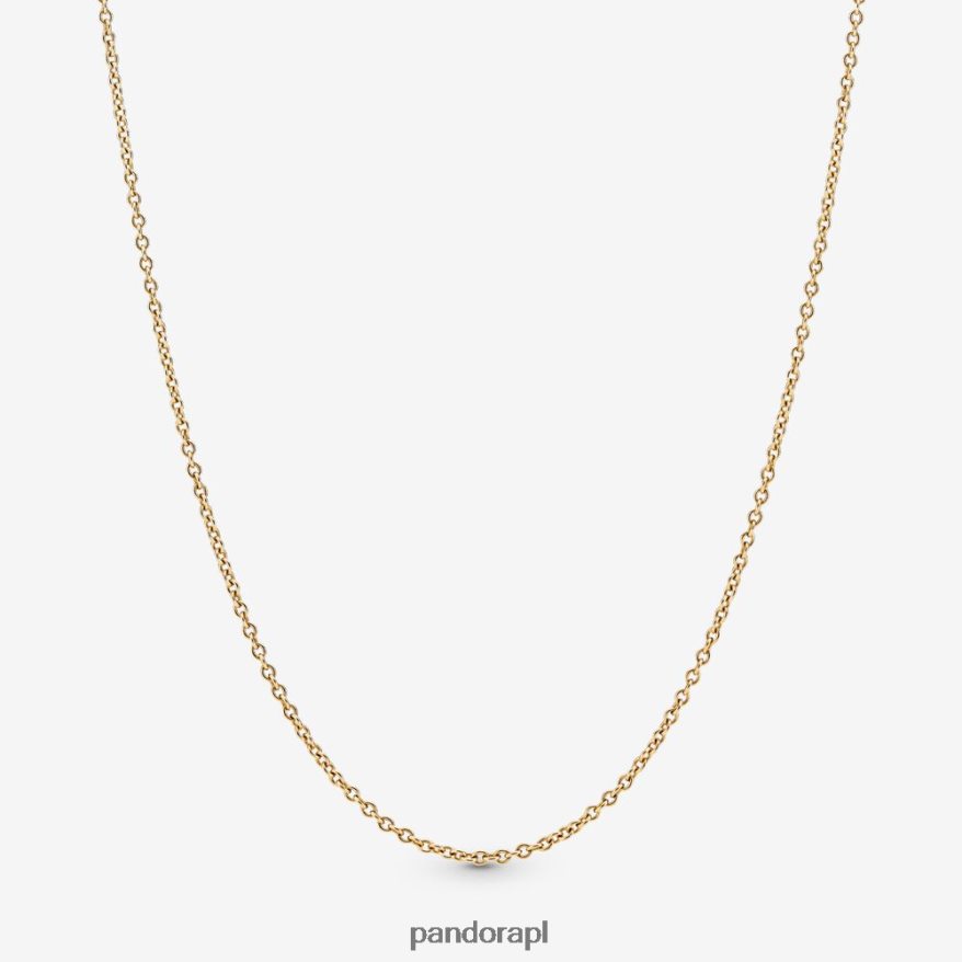 złoto Akcesoria Pandora klasyczny naszyjnik z łańcuszkiem z kotwicą DFDN732