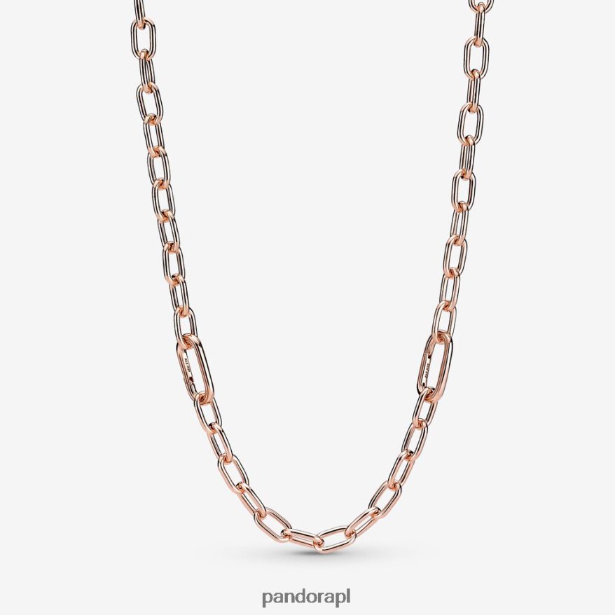 Pozłacane Różowym Złotem Akcesoria Pandora Naszyjnik z łańcuszkiem łączącym mnie DFDN719