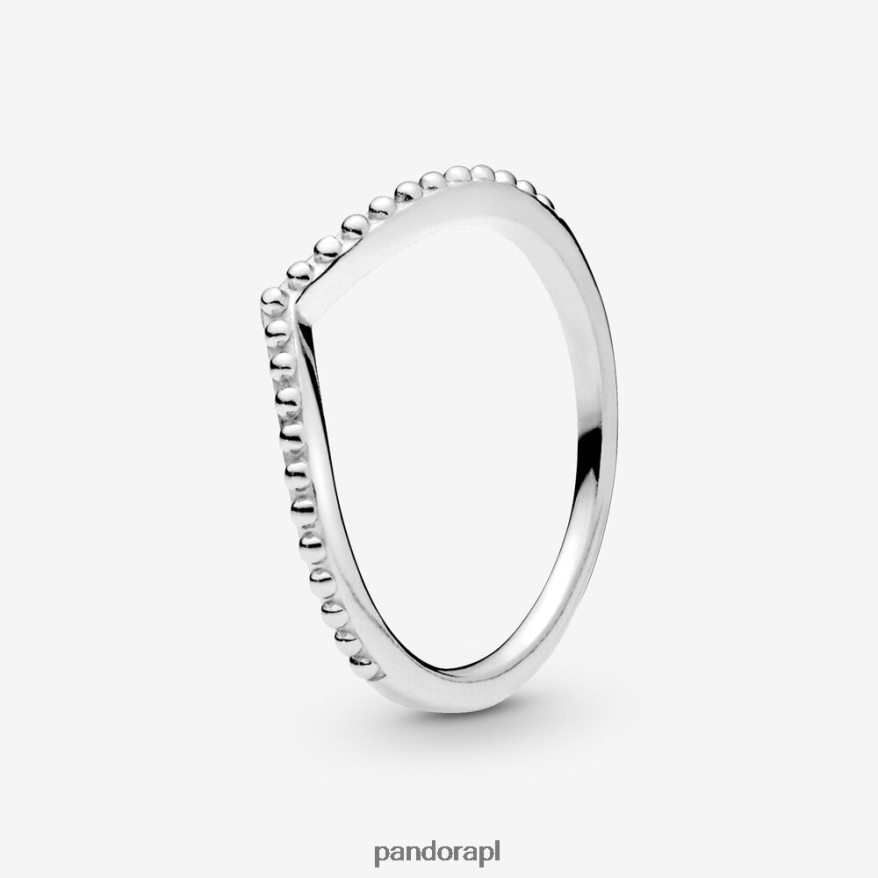 srebro Akcesoria Pandora pierścionek z koralikami DFDN575