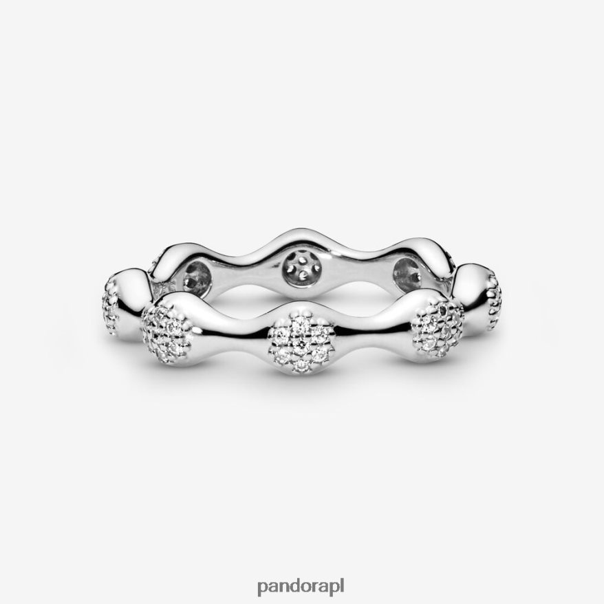 srebro Akcesoria Pandora Pierścień pavemodern lovepods - ostateczna wyprzedaż DFDN666