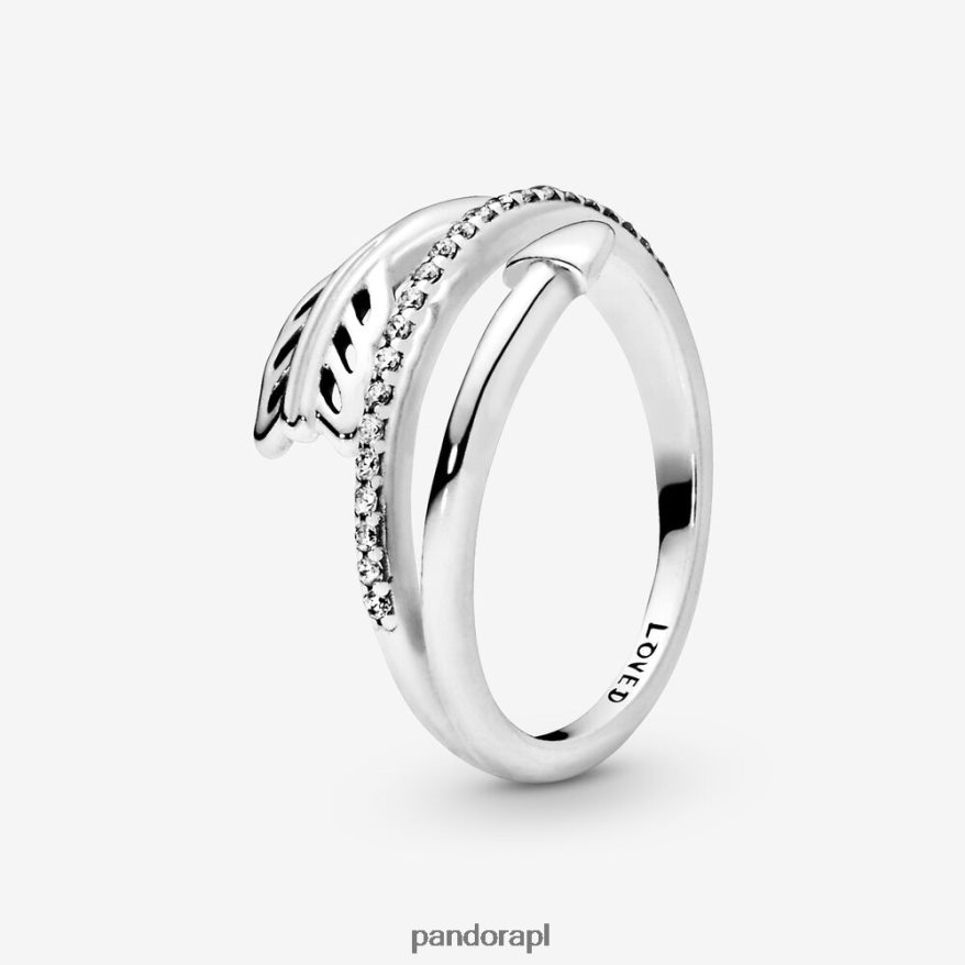 srebro Akcesoria Pandora owinięty pierścień strzałki DFDN673