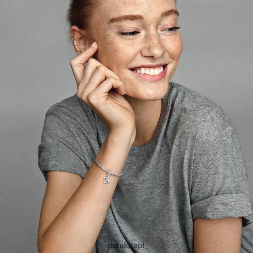 srebro Akcesoria Pandora Zawieszka z okazji 21. uroczystości DFDN88