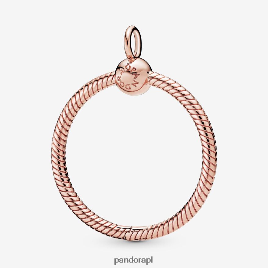 Pozłacane Różowym Złotem Akcesoria Pandora momenty średni lub wisiorek DFDN821