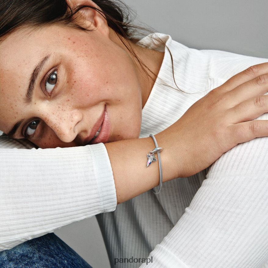 srebro Akcesoria Pandora marzenia o przyszłości zawieszka z kredką DFDN306