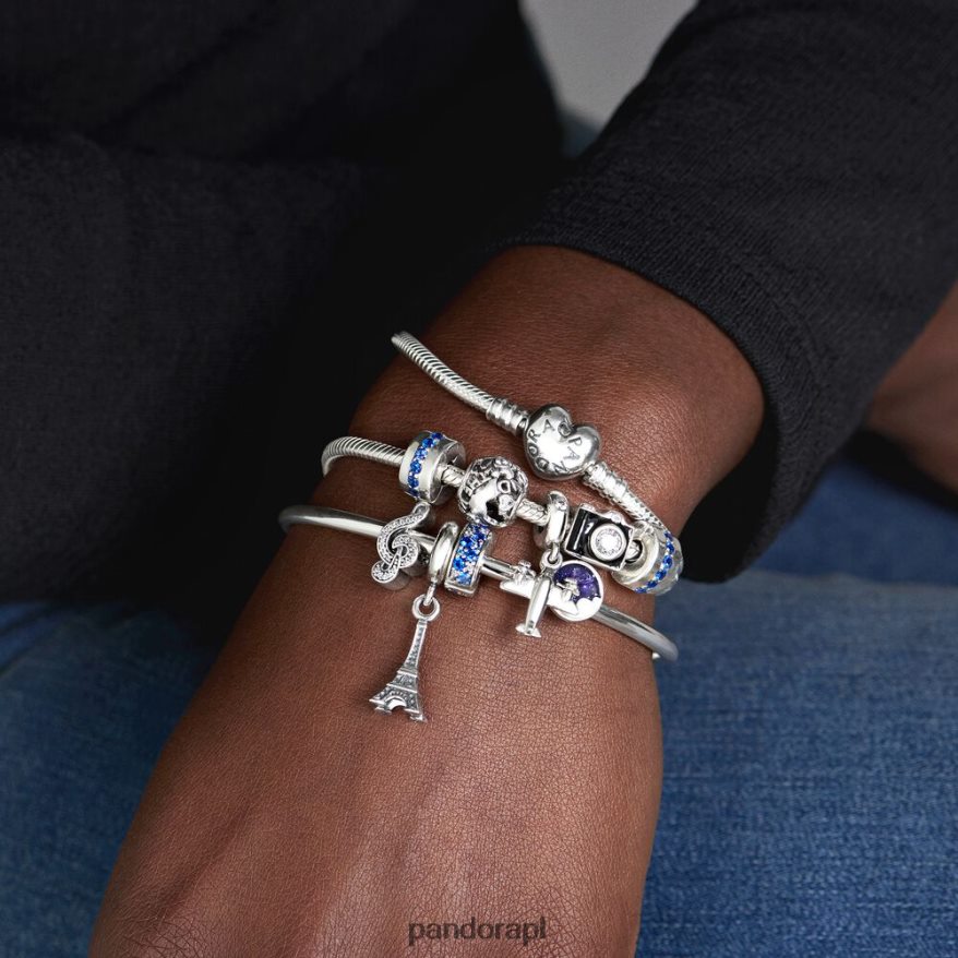 srebro Akcesoria Pandora zawieszka do zawieszania samolotu śmigłowego DFDN270