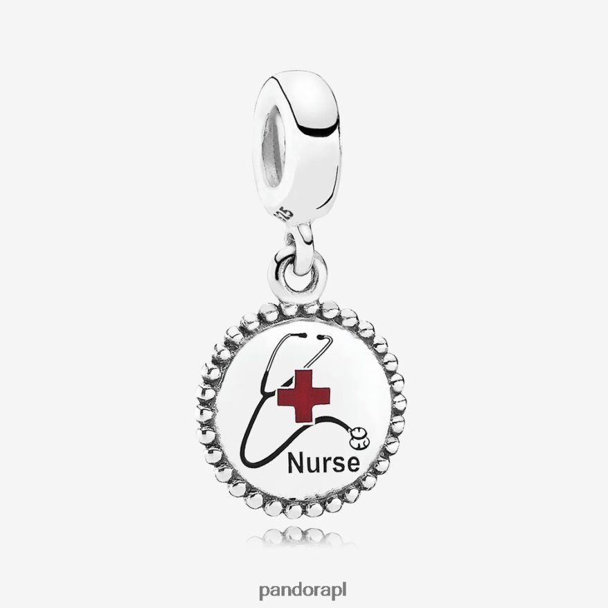 srebro Akcesoria Pandora zawieszka pielęgniarki DFDN214