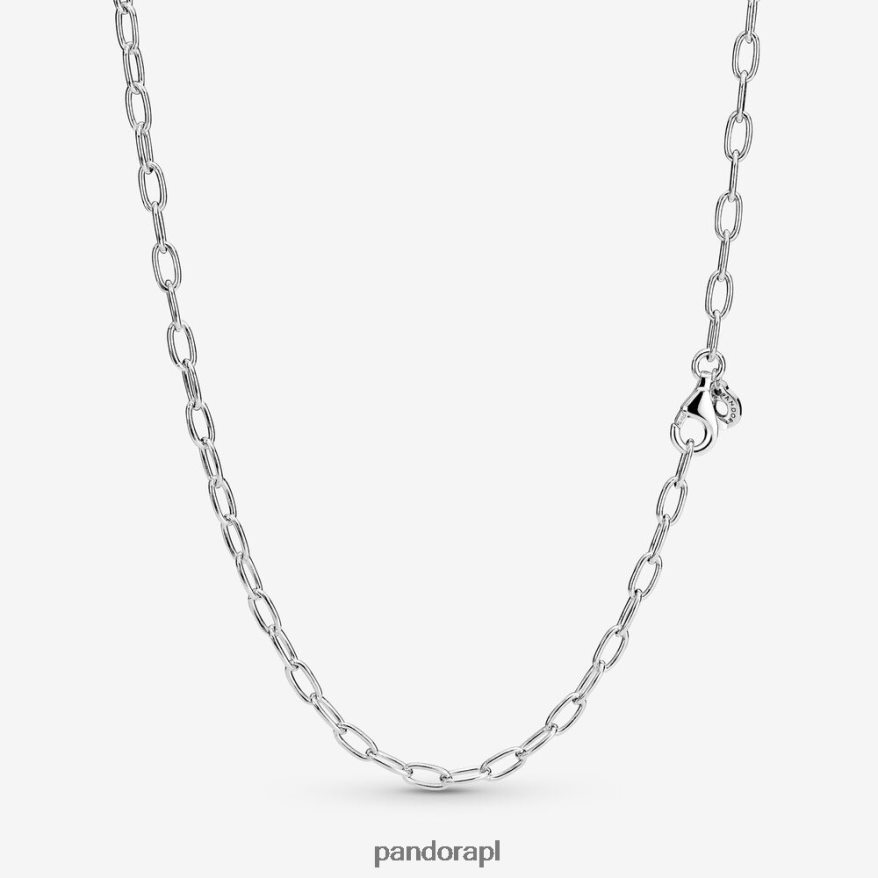 srebro Akcesoria Pandora Zestaw wisiorka w kształcie serca i łańcuszka DFDN707