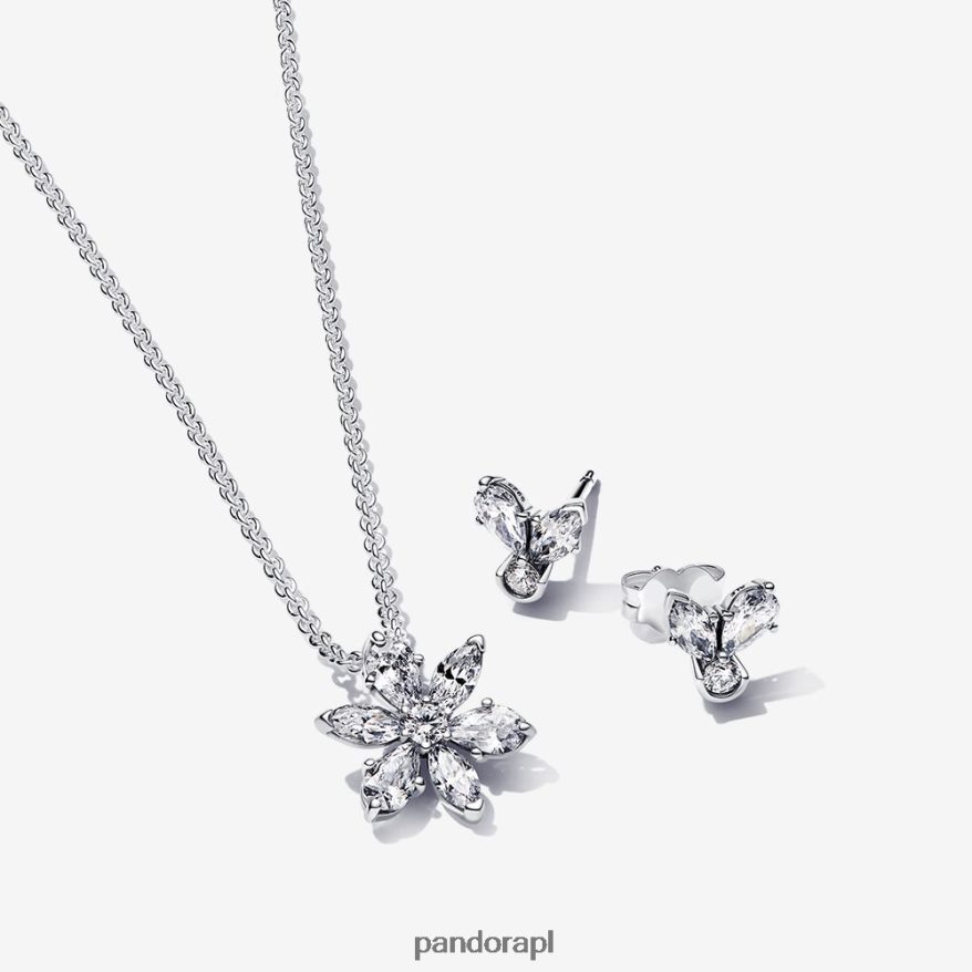 standardowy kolor Akcesoria Pandora zestaw upominkowy z błyszczącymi zielnikami, biżuterią DFDN803